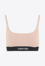 Logo Waistband Sports Bra