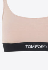 Logo Waistband Sports Bra