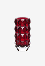 Baccarat Small Louxor Crystal Vase Red 2817143