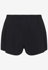 Elastic-Waist Swim Shorts