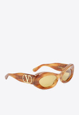 VLogo Oval Sunglasses