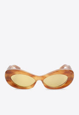 VLogo Oval Sunglasses