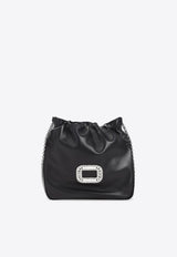 Mini Pilgrim Crystal Buckle Leather Bag