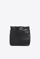 Mini Pilgrim Crystal Buckle Leather Bag