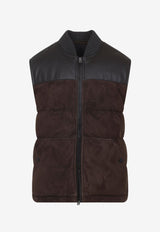Leather Padded Vest