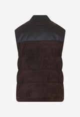Leather Padded Vest