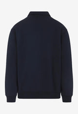 Logo Patch Polo Sweatshirt
