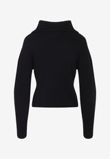 Half-Zip Wool Sweater