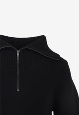Half-Zip Wool Sweater