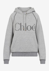 Logo Lettering Hooded Sweatshirt