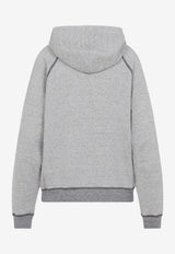 Logo Lettering Hooded Sweatshirt