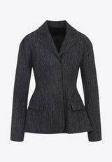 Wool-Blend Blazer