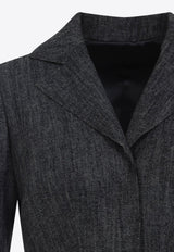 Wool-Blend Blazer