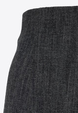Skinny Wool Pants
