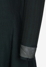 Crewneck Long-Sleeve Jumper Day Dress