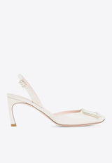 Trompette 70 Slingback Pumps in Patent Leather