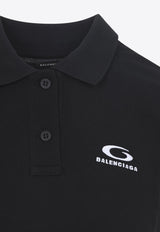 Loop Sports Icon Cropped Polo T-shirt