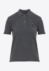 Cashmere Logo Polo T-shirt