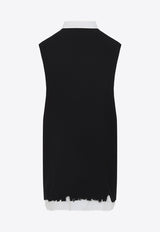 Double-Layer Mini Dress