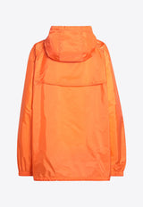 Prada Zip-Up Raincoat Orange 292276OOO1WQ9/Q_PRADA-F0049