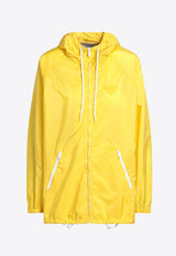 Prada Triangle Logo Hooded Rain Jacket Yellow 292276OOO1WQ9/Q_PRADA-F0322
