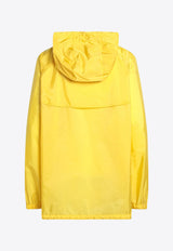 Prada Triangle Logo Hooded Rain Jacket Yellow 292276OOO1WQ9/Q_PRADA-F0322