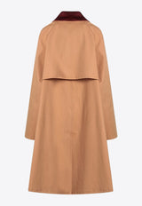 Prada Single-Breasted Raincoat Beige 292279OOO85H/Q_PRADA-F0151