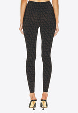 Valentino Toile Iconographe Printed Leggings Brown 2B0MD05R7VA MVP