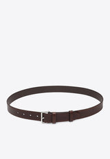 Prada Engraved Logo Leather Belt Brown 2CS1322HII/Q_PRADA-F0192