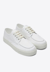 Prada Canvas Lace-Up Sneakers White 2EE427D0013T0A/Q_PRADA-F0009