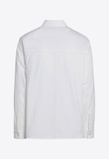 Moncler X Frgmt Logo Embroidered Buttoned Shirt White 2F000-02M5271/Q_MONGE-001