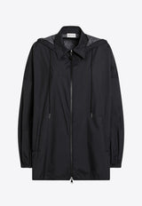 Moncler Logo Patch Windbreaker Jacket Black 2F000-13596TM/Q_MONCL-999