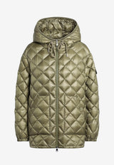 Moncler Quilted Nylon Zip-Up Jacket Green 2F00013595ZZ/R_MONCL-80T