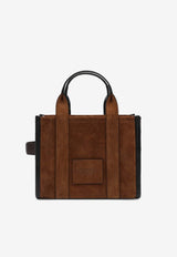 Marc Jacobs Small Suede Logo Tote Bag Brown 2F5HTT030H01SUE/R_MARC-860