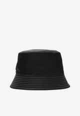 Prada Triangle Logo Re-Nylon Bucket Hat Black 2HC1372DMI/R_PRADA-F0002