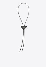 Prada Saffiano Leather Bolo Tie Black 2IC129038/R_PRADA-F0002