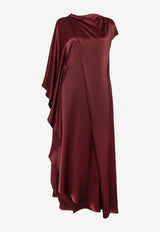 ROKSANDA Hiba Silk Midi Dress Brown 2JZ5_H2350A-1_BRONZE