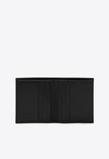 Prada Triangle Logo Bi-Fold Wallet Black 2MO004QHH/R_PRADA-F0002