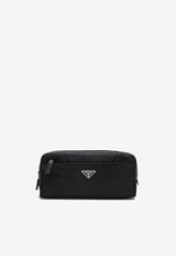 Prada Logo-Plaque Pouch Bag 2NA0302DMH/S_PRADA-F0002