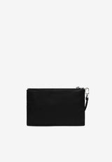 Prada Triangle Logo Pouch Bag Black 2NH0042DMH/S_PRADA-F0002