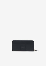 Marc Jacobs Continental Leather Logo Wallet Black 2P4SMP015S02LE/S_MARC-001