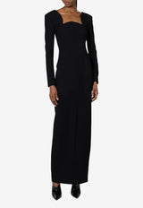 ROKSANDA Zari Tailored Maxi Dress Black 2PL6_H2401A-1_BLACK