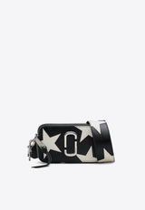Marc Jacobs Snapshot Star Patchwork Leather Crossbody Bag Black 2R4HCR013H02-005_BLACK WHIT