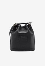 Marc Jacobs Large Grained Leather Bucket Bag Black 2R4HSH037H02-001_BLACK