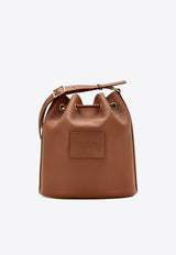 Marc Jacobs Large Grained Leather Bucket Bag Brown 2R4HSH037H02-212_BROWN