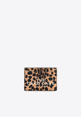 Marc Jacobs Cheetah Pebbled Leather Cardholder Beige 2R4SMP002S02-002_ANIMAL PRI