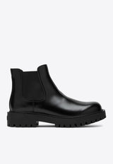 Prada Leather Chelsea Boot Black 2TE211G001B4L/R_PRADA-F0002