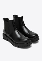 Prada Leather Chelsea Boot Black 2TE211G001B4L/R_PRADA-F0002