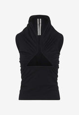 Draped Cut-Out Top