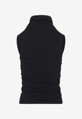 Draped Cut-Out Top